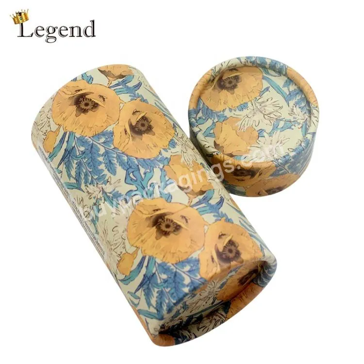 Wholesaler Custom Size and Design Small Paper Tube Cardboard Material Flower Printing Round Cylinder Box