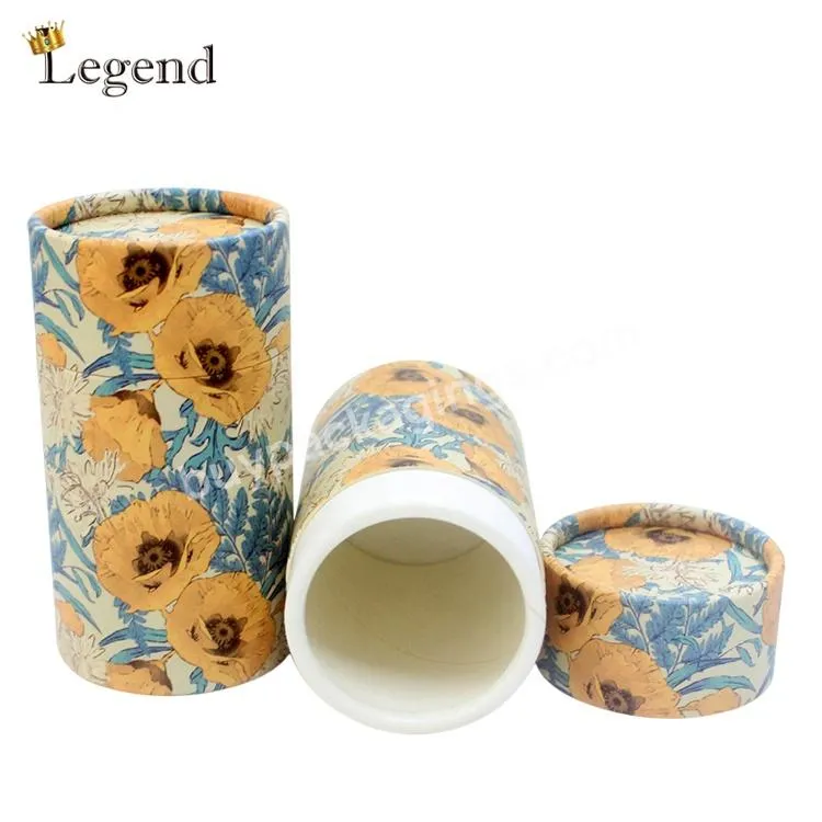 Wholesaler Custom Size and Design Small Paper Tube Cardboard Material Flower Printing Round Cylinder Box