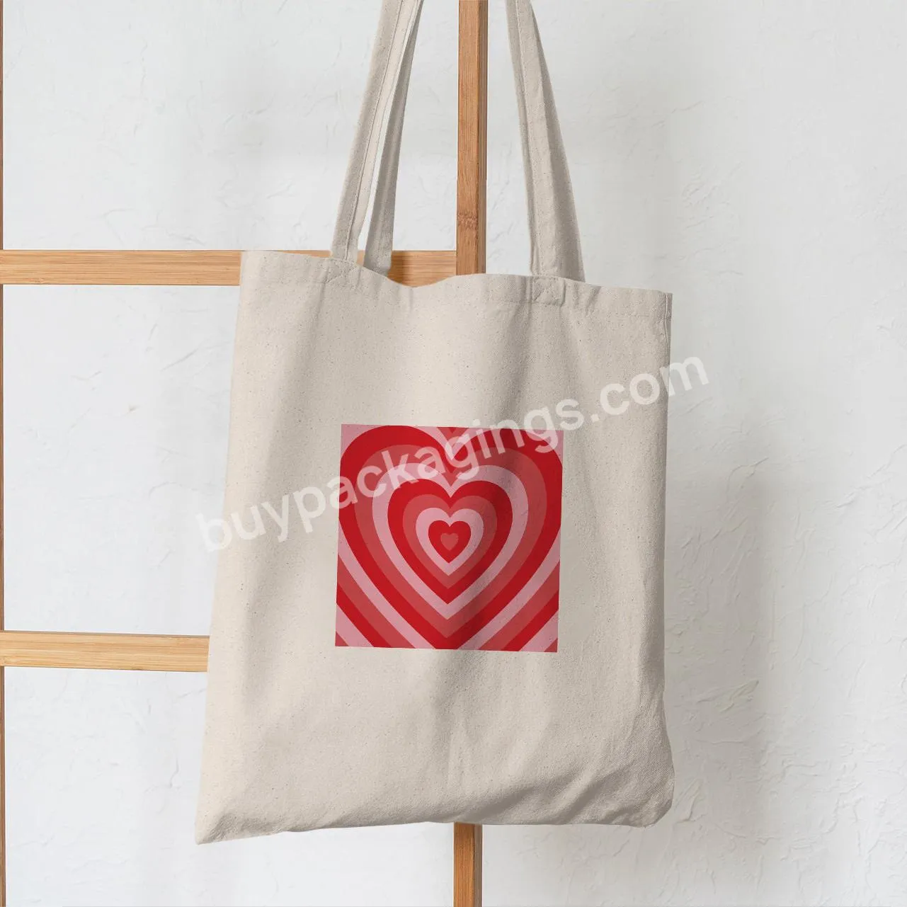 Women Shopper Heart Art Shopping Canvas Shopper Bag Girl Handbag Tote Shoulder Lady Bag