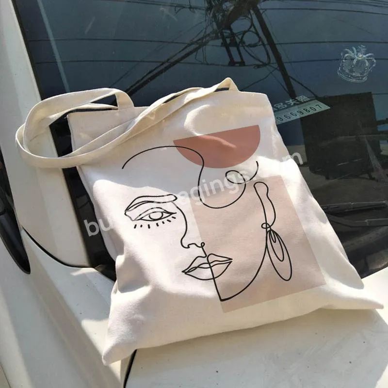 Women's Large Capacity Casual Shopper School Bag Fashion Harajuku Shoulder Bag Abstract Art Canvas Face Bags