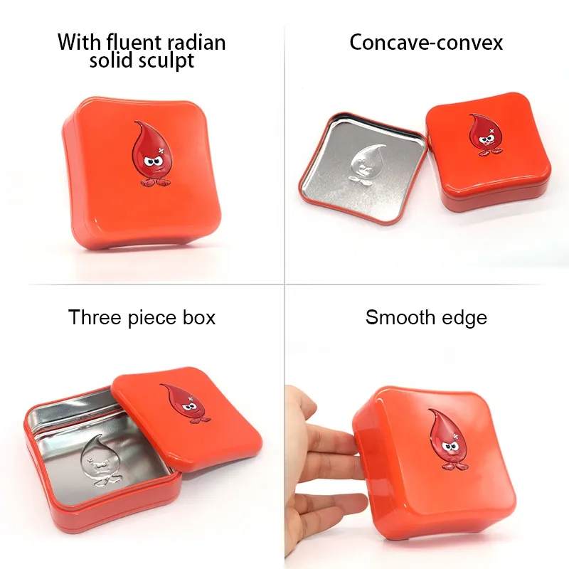 XPD New Design Survival First-Aid Kit Pill Box For Collect Gear Kit Set Sos Tin Box Case Empty Storage Box Container
