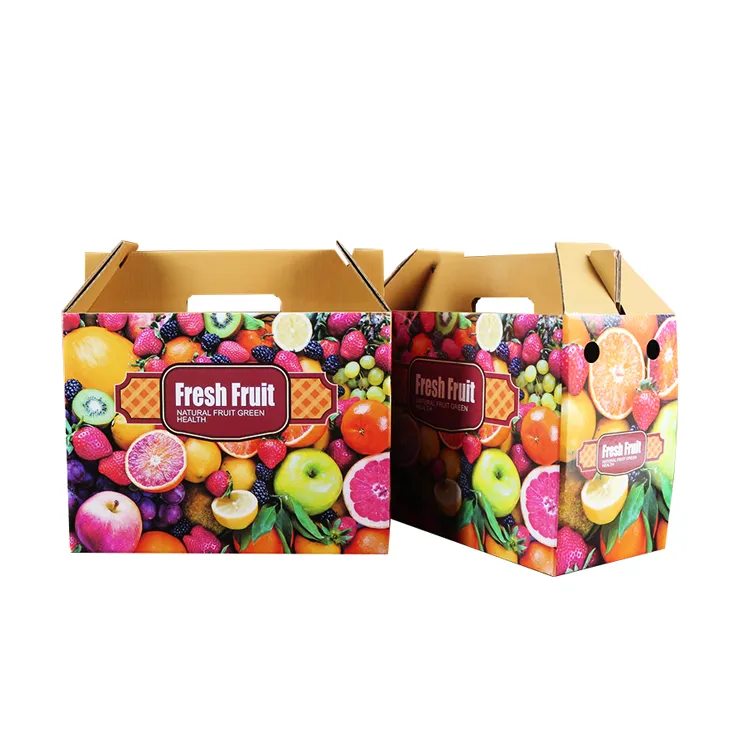 Yilucai Corrugated Custom Printed Food Fruit Packaging Box