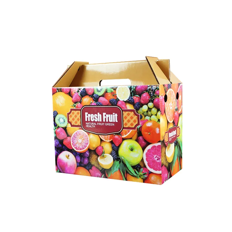 Yilucai Corrugated Custom Printed Food Fruit Packaging Box