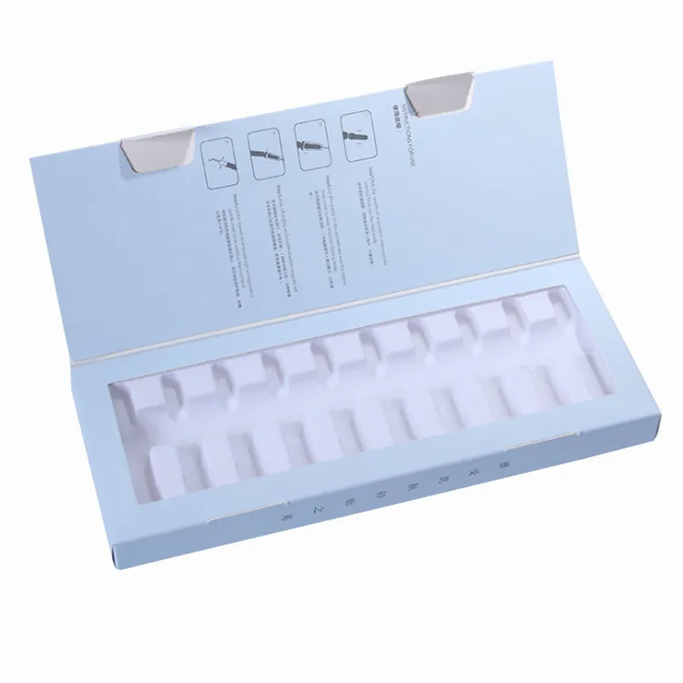 Yilucai Custom Cardboard Empty Box for Skin Care Sets Cosmetic Ampule Packaging Box