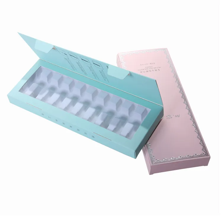 Yilucai Custom Cardboard Empty Box for Skin Care Sets Cosmetic Ampule Packaging Box
