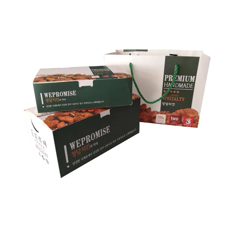 Yilucai Customized Paper Fried Chicken Fast Food Packaging Box