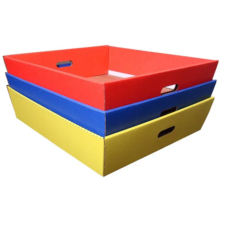 Yilucai Customized Printing Corrugated Trays For Transporting Fruits