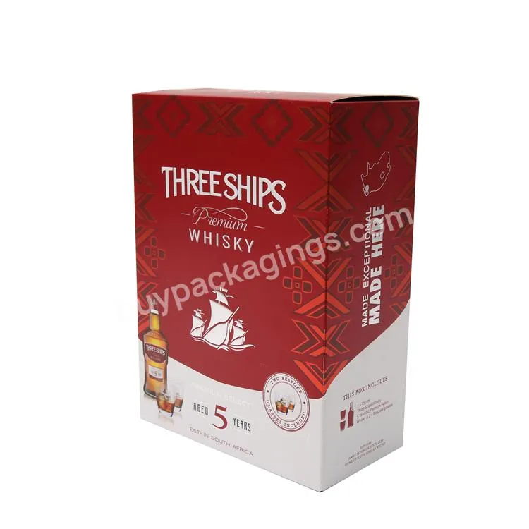 Yiwu Experienced Source Factory Custom Wine Paper Card Packing Box