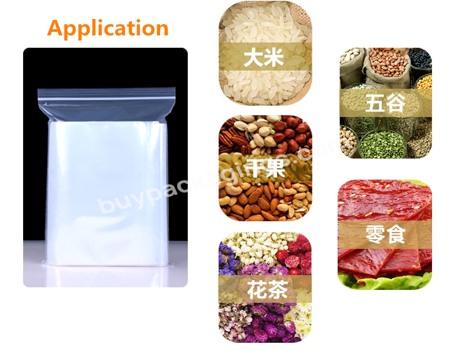 Zipper Top Clear Package Bag Nut Food Stand Plastic Bag Candy Sealing Zipper Bag - Buy Ldpe Ziplock Bag,Zipper Bag,Ldpe Zipper Bag.