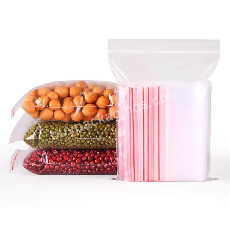 Zipper Top Clear Package Bag Nut Food Stand Plastic Bag Candy Sealing Zipper Bag - Buy Ldpe Ziplock Bag,Zipper Bag,Ldpe Zipper Bag.