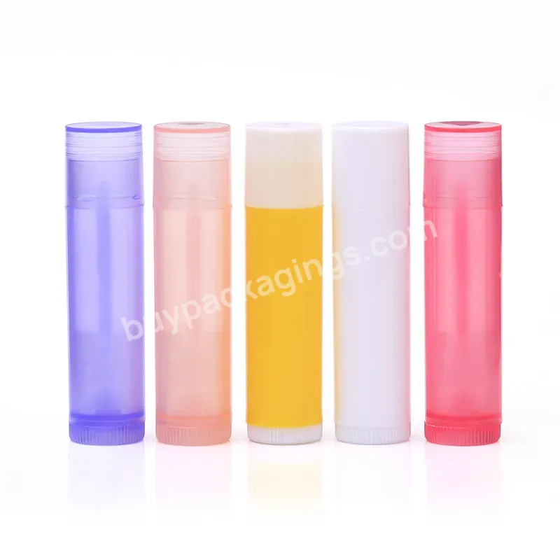 0.15oz Natural Organic Round Mini Lip Balm Tube With Small Cap