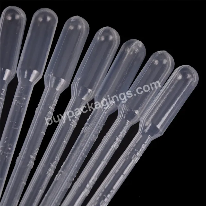 0.2 /0.5 /1 /2 /3 /5 /10ml Laboratory Pipette Plastic Disposable Graduated Container Dropper Equipment Straw