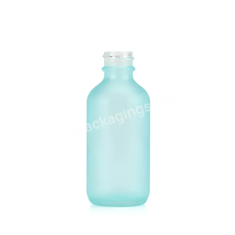 0.5oz 1oz 2oz 4oz 8oz 16oz 32oz Essential Oil Glass Boston Bottle Blue Pink Dropper Bottle