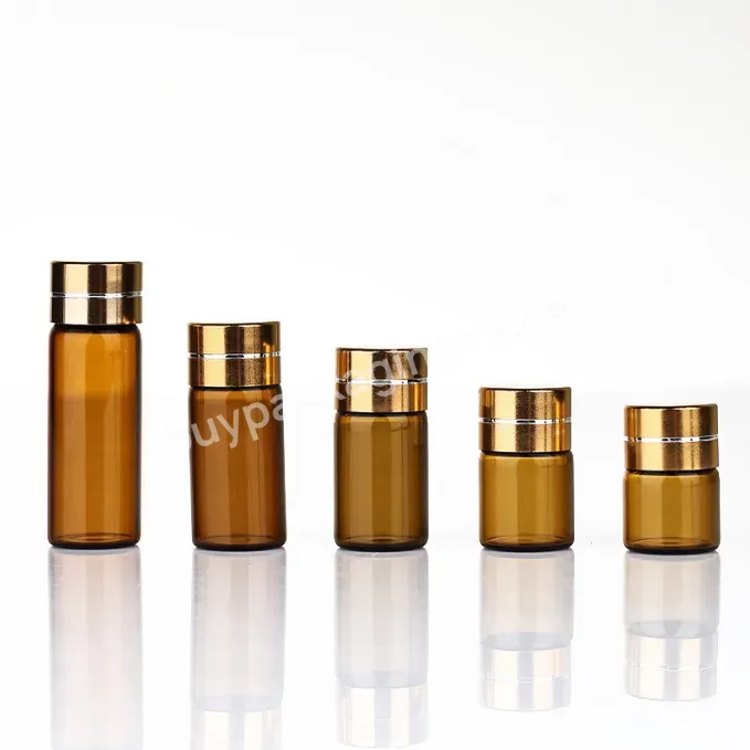 1-10ml Brown Essential Oil Split Bottle Transparent Dropper Bottle Sample Trial Glass Empty Bottle