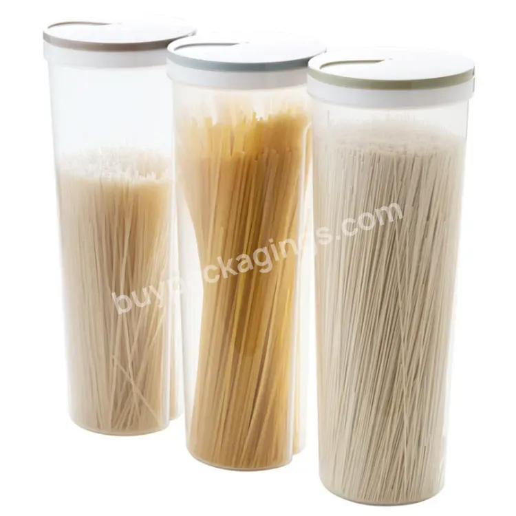 1-2l Hot Sale High Quality Kitchen Multi Grain Storage Jar Noodle Storage Jar Plastic Grain Storage Jar