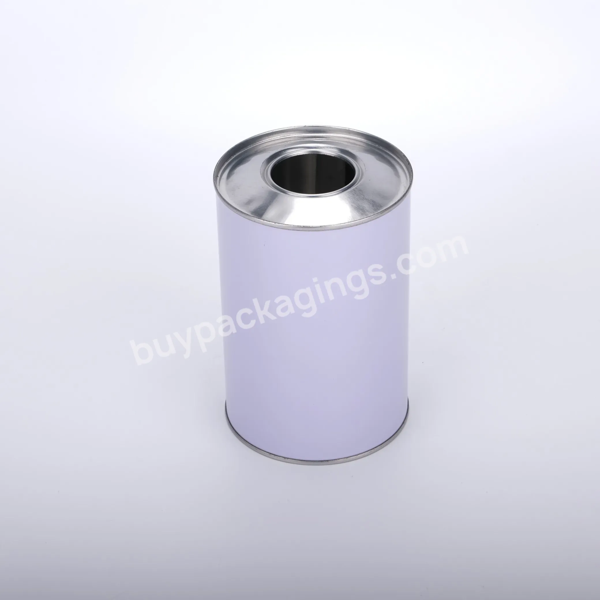 1 Litres High Quality Empty Round Shape Oil Metal Tin Can Manufacturer