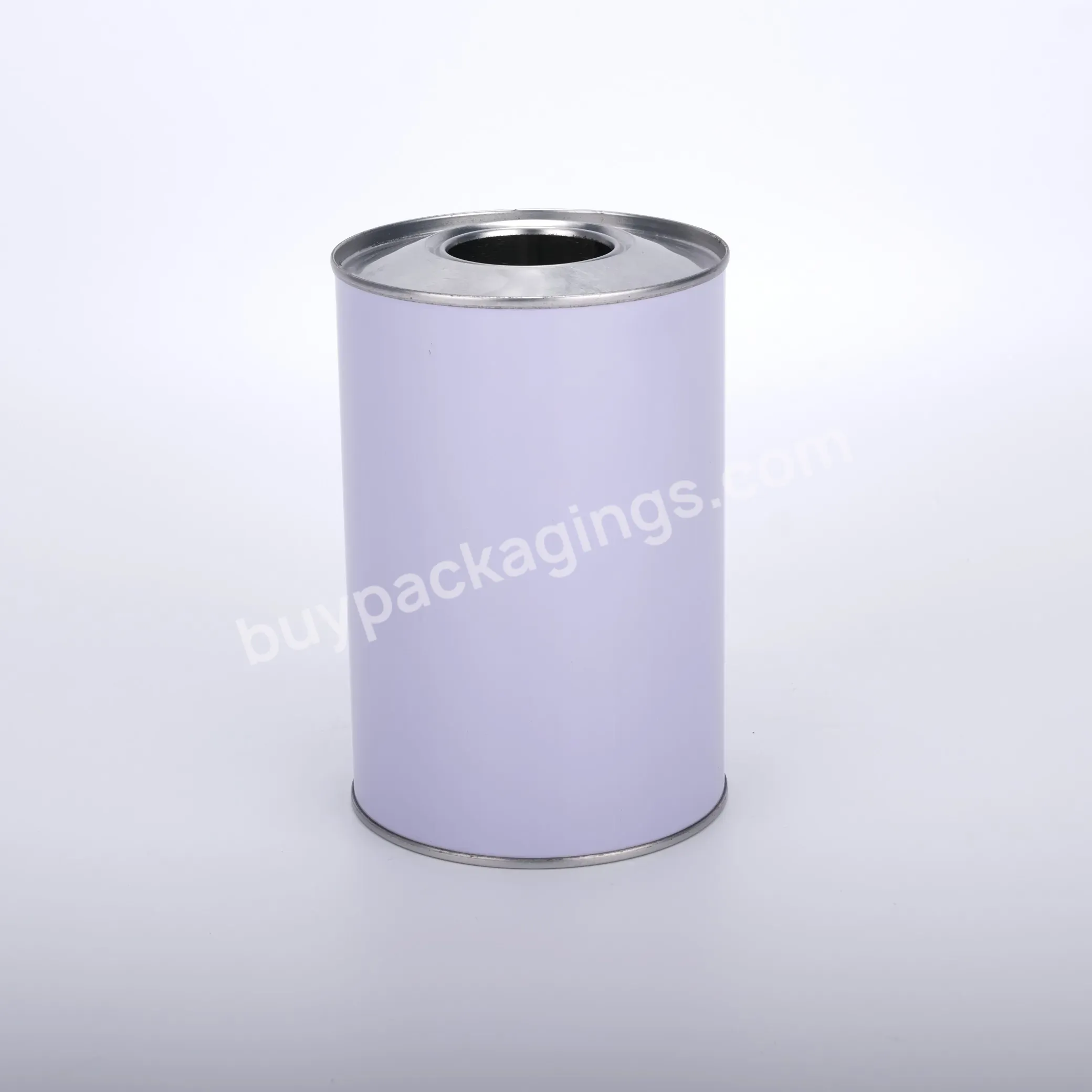 1 Litres High Quality Empty Round Shape Oil Metal Tin Can Manufacturer