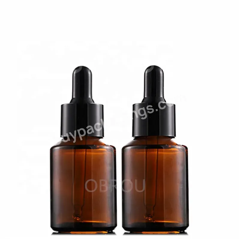 1 Oz New Empty 30ml Amber Glass Dropper Bottles Glass Pipette Bottle For Essential Oils