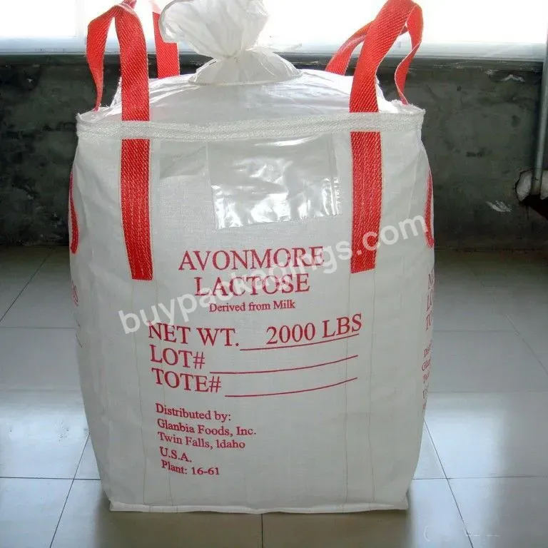 1 Ton Fibc Bulk Container Bag Manufacturer 1000kg Industrial Big Bag