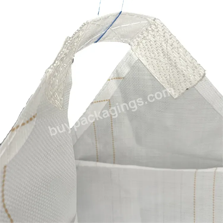 1 Ton First Builders Pp Jumbo Big Bag 500kg 1000kg 1200kg Big Building Plastic Bag For Gravel