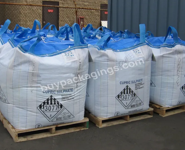 1 Ton Jumbo Fibc Bulk 1000kg 1500kg 2000kg Anti Static Plastic Super Sack Big Bags