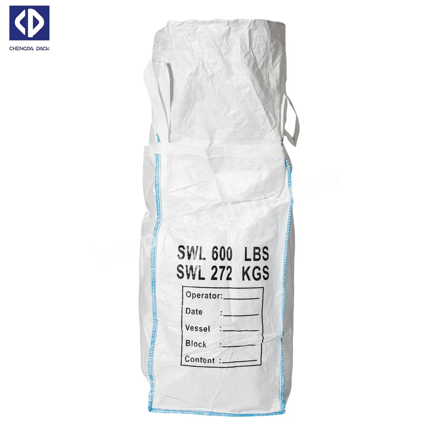 1 Ton Pp Big Super Strong Fibc Bulk Jumbo Bag Loading Pp Big Fibc Bags Manufacturers