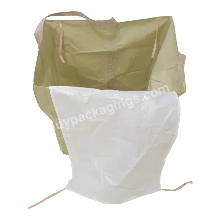 1 Tonne Polypropylene Pp Bulk Bags,4-panel Baffle Fibc Jumbo Bag