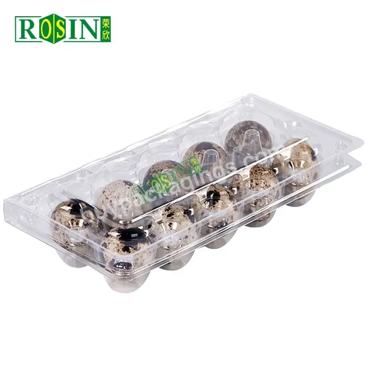 10 Holes Hinged Clamshell Disposable Clear Blister Plastic Quail Eggs Cartons Packaging Egg Trays Suppliers