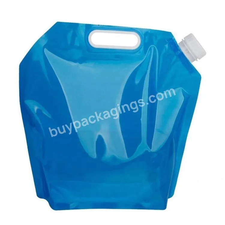 10 Liter Premium Collapsible No-leak Freezable Foldable Water Container Bag