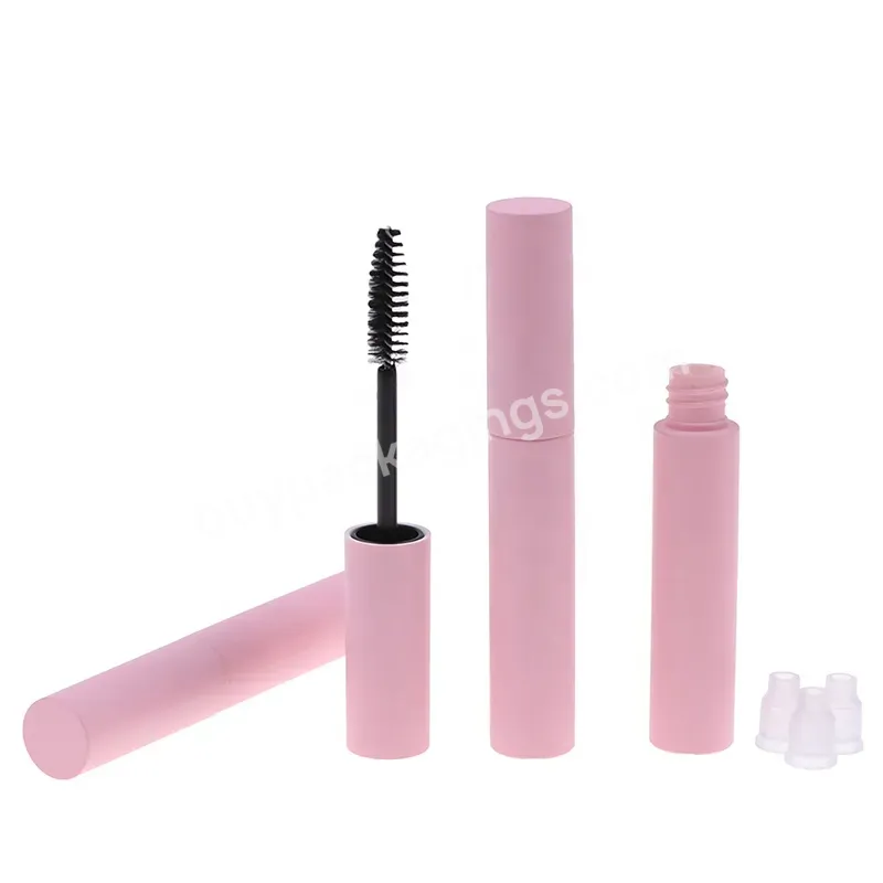 10 Ml Pink Mascara Tube Brush Plastic Container Empty For Eyelash Tube With Black Wand
