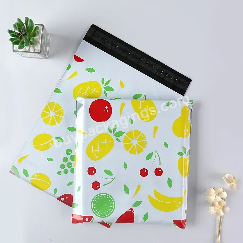 10 X 13inch Fruit Printed Mailing Bags Plastic Poly Mailer Bag For Summer