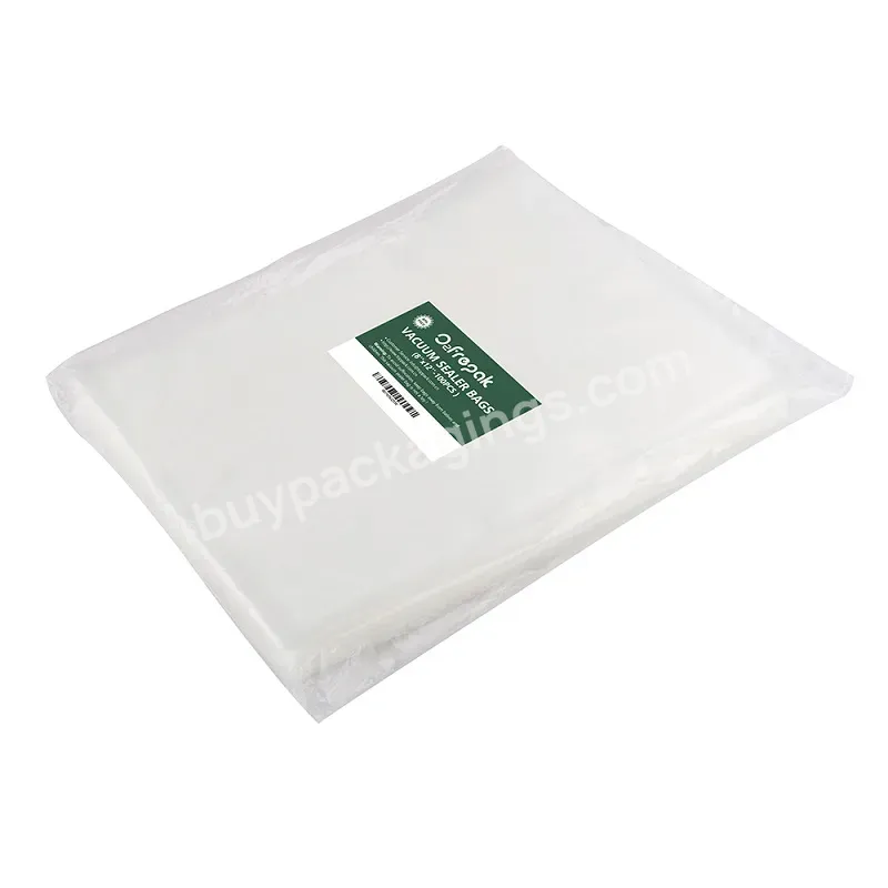 100 6" X 10" Plastic Food Storage Embossed Vacuum Sealer Bags