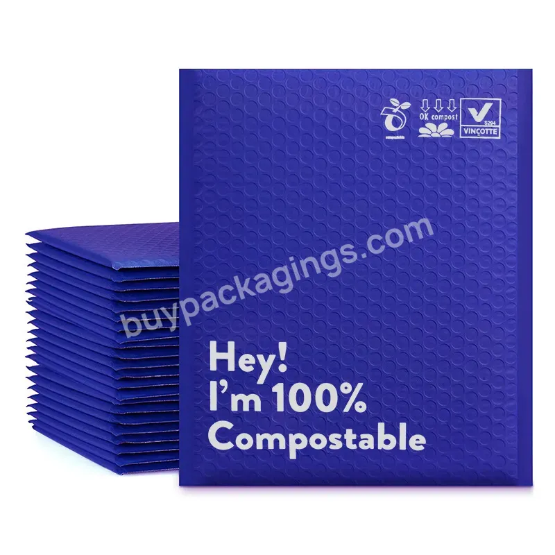100% Biodegradable Bubble Mailing Bag Eco-friendly Envelope Packaging Shipping Degradable Mailing Bag