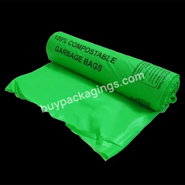 100% Biodegradable Pla Corn Starch Bags Compostable Vest Bag Sustainable Packaging Bag