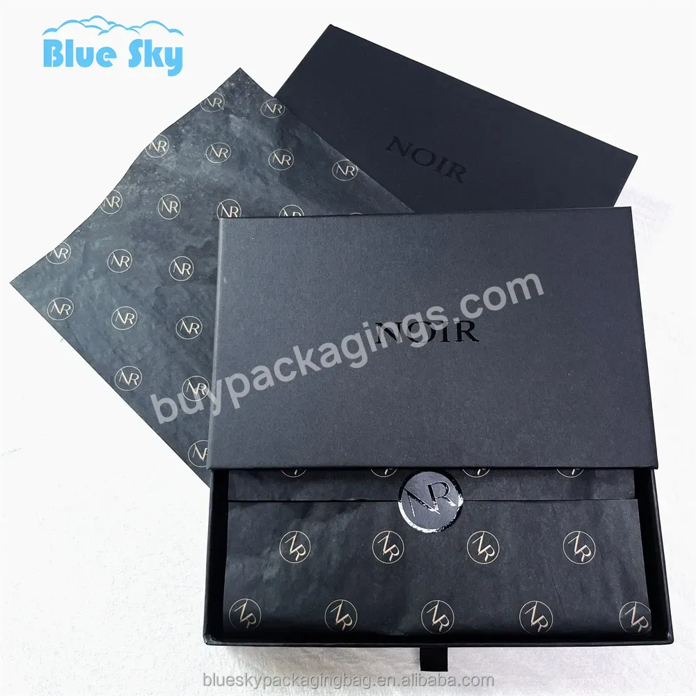 100% Compostable Biodegradable Custom Logo Luxury Popular Black White Glasses Packaging Paper Box