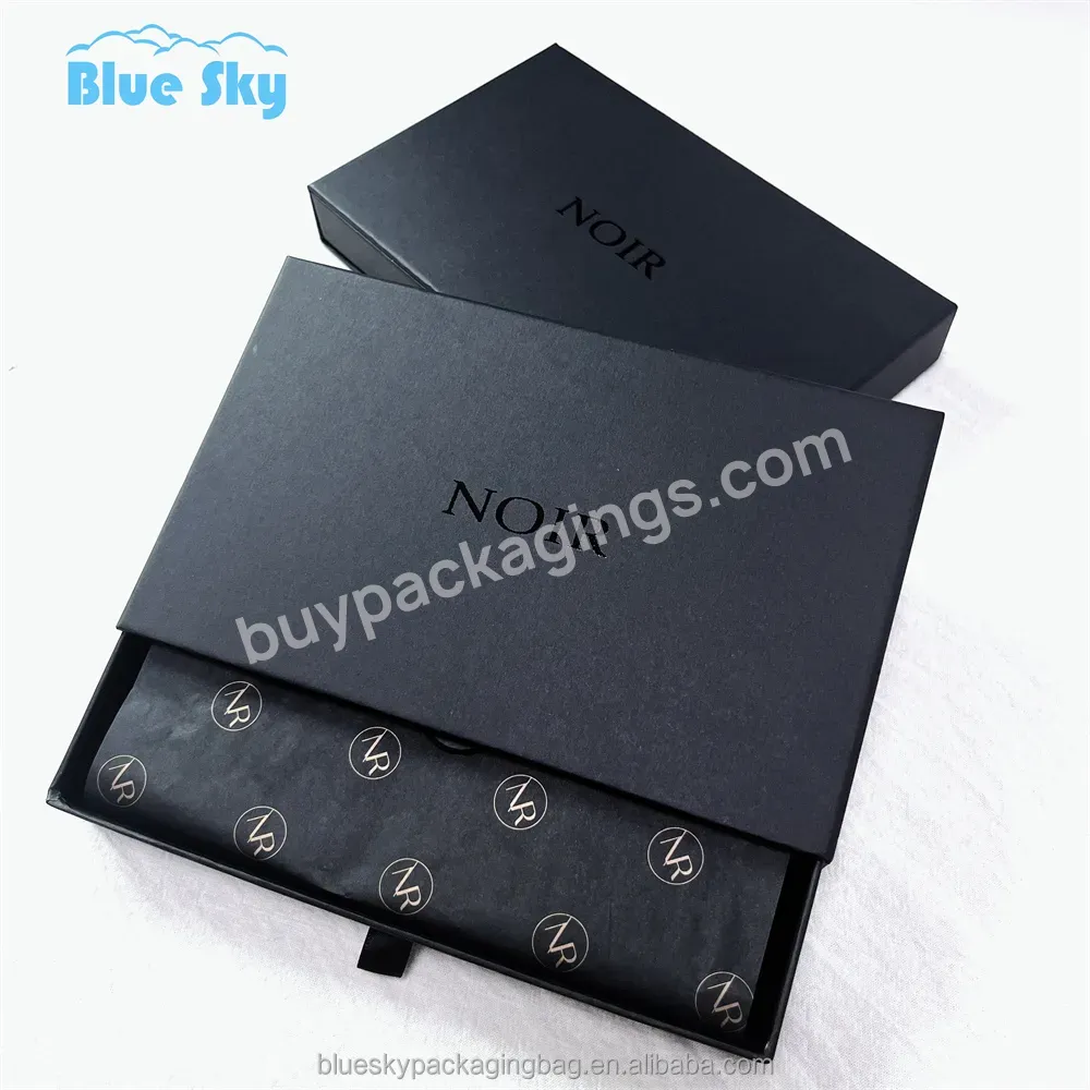 100% Compostable Biodegradable Custom Logo Luxury Popular Black White Glasses Packaging Paper Box