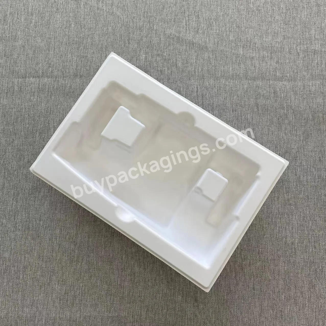 100% Eco-friendly Recycled Custom Logo Wet Press Molded Pulp Trays Pulp Paper Inner Tray For Electric Tools