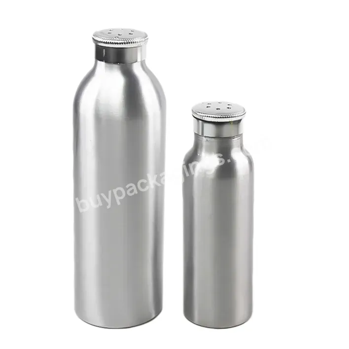 100 Gram / 200 Gram Refillable Aluminum Powder Shaker Bottle With Sifter Cap