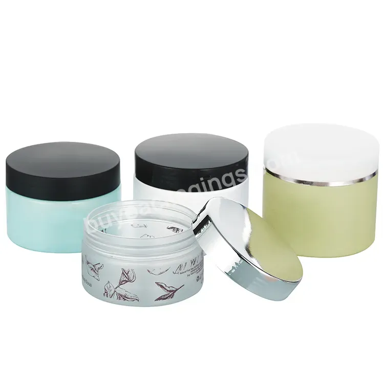 100 Ml 200 Ml Empty Wax Pot Amber White Black Pink Clear Pet 8oz Custom Plastic Jar With Colorful Lid 250 Ml - Buy 150ml Green Plastic Jar,Luxury 4oz 8 Oz Plastic Jars With Gold Lids Empty 100g 150g 200g 250g Amber Clear Wide Mouth Plastic Jars,5 Oz