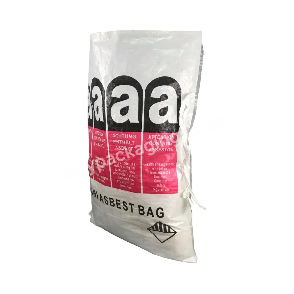 100% New Material Plasticrice And Flour Manufacture Good Quality Sack Grain Sack Pp Woven Bag