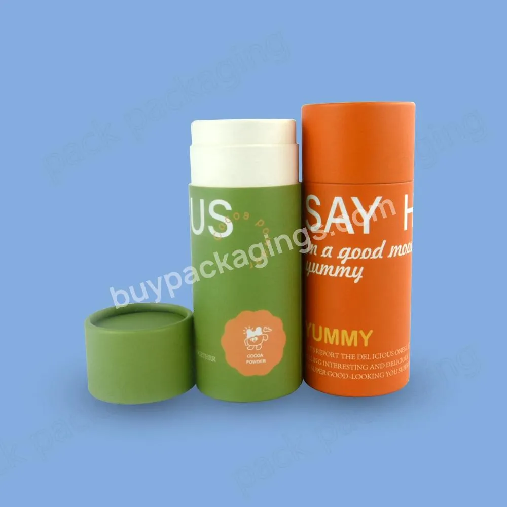 100% plastic free bath salt powder cardboard container packaging with removable paper sifter