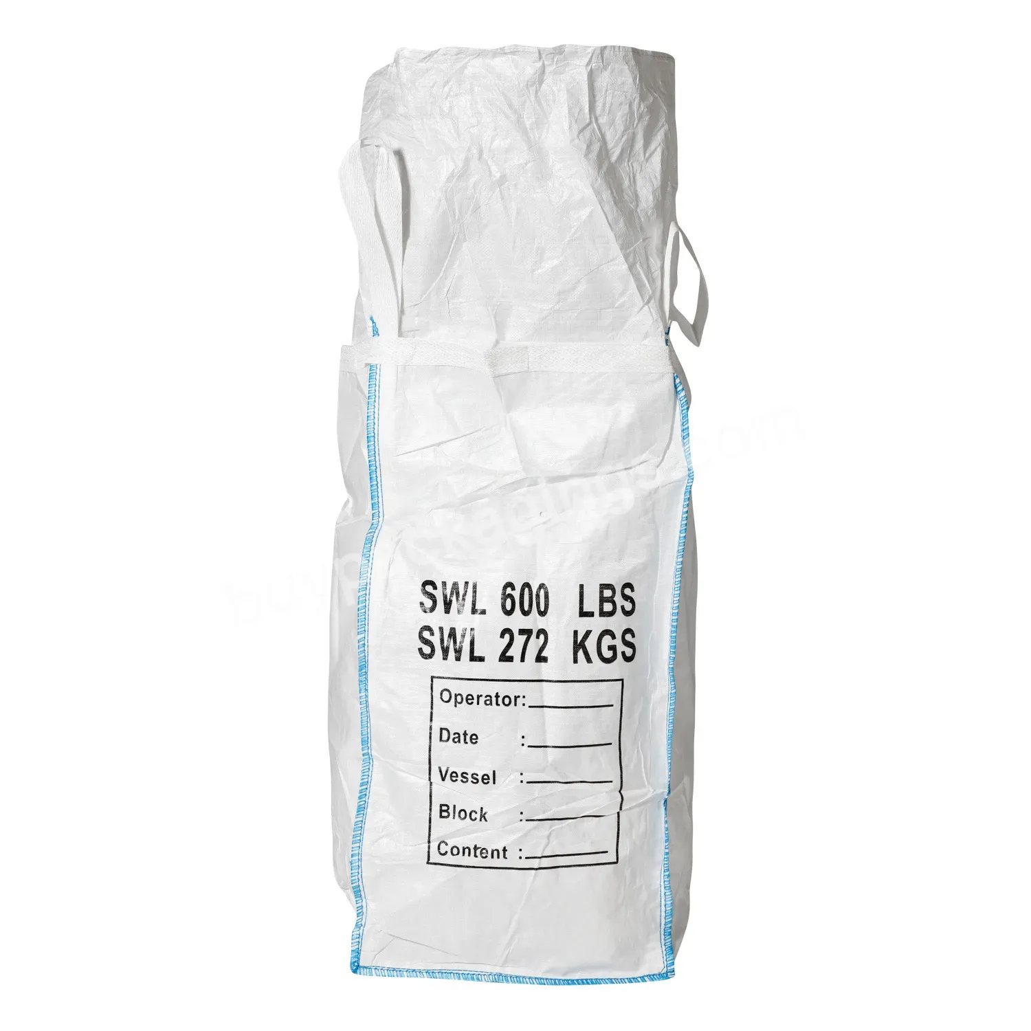 100% Polypropylene 500 Kg 1000kg Cement Sand Big Bag - Buy Jumbo Bulk Bag,Pp Fibc Jumbo Big Bag,Fibc Bulk Bags.