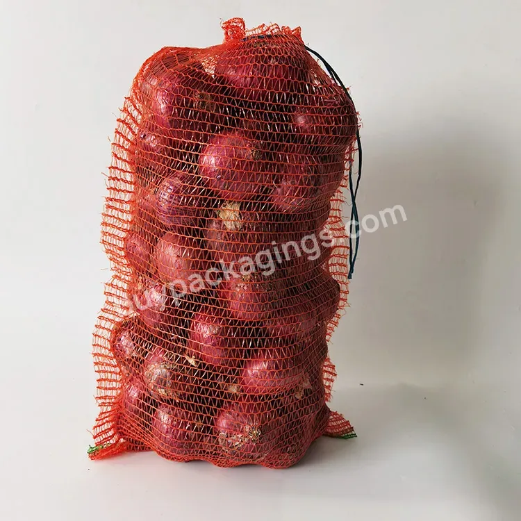 100% Polypropylene Mesh Bags For Packaging Onions,Corn,Tomatoes,Potatoes