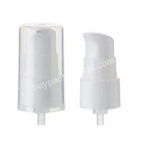 100% Pp Plastic Cream Pump With Metal Free White 20/410 24/410