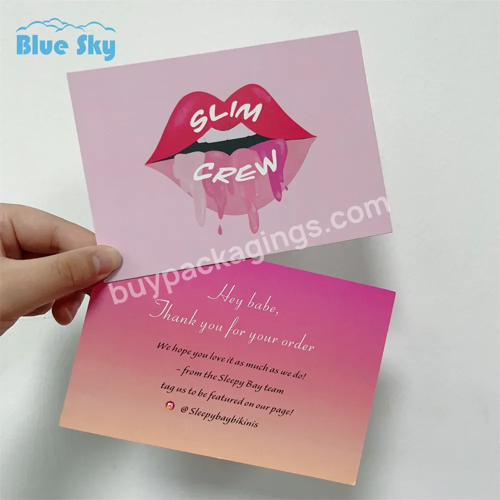 100% Recyclable Custom Baby Pink Recordable Sound Module For Greeting Cards Thank You Card Recycled Paper