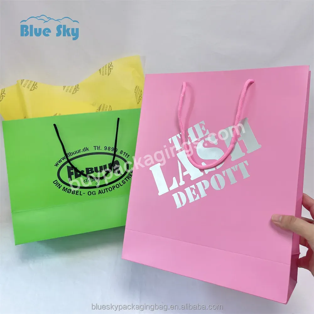 100% Recyclable Custom Customer Trolley Shopping Bag Reusable With Logo Print