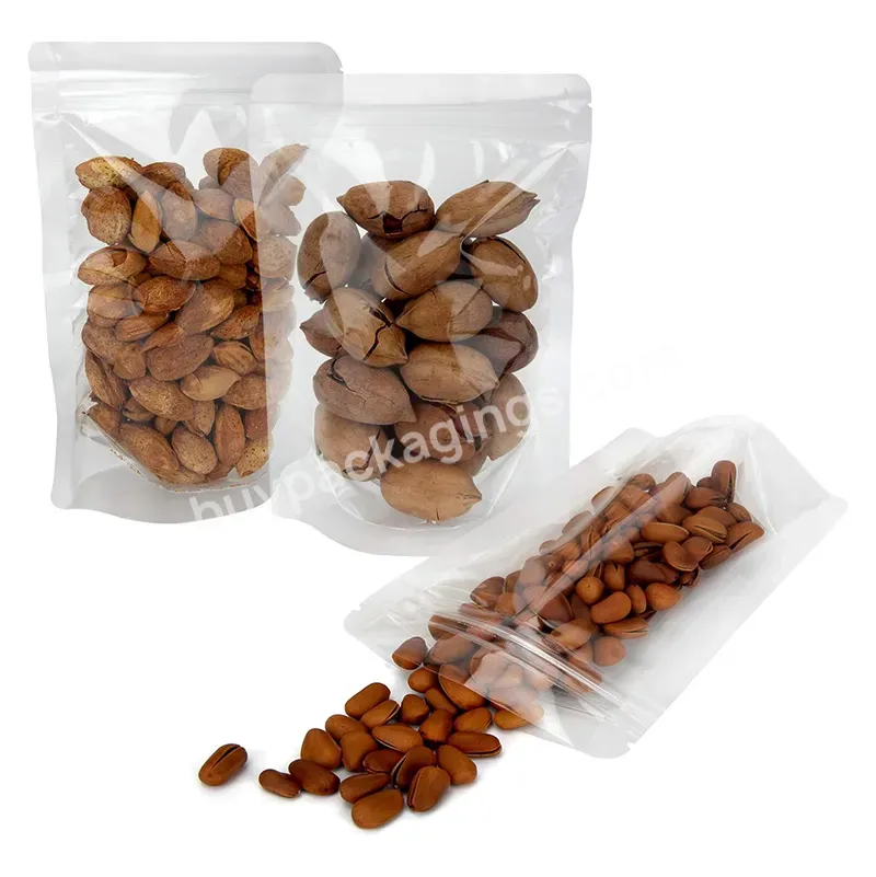 100% Recycle Biodegradable Custom Printed Heat Sealing Plastic Food Seed Packaging Pouch Stand Up Bag