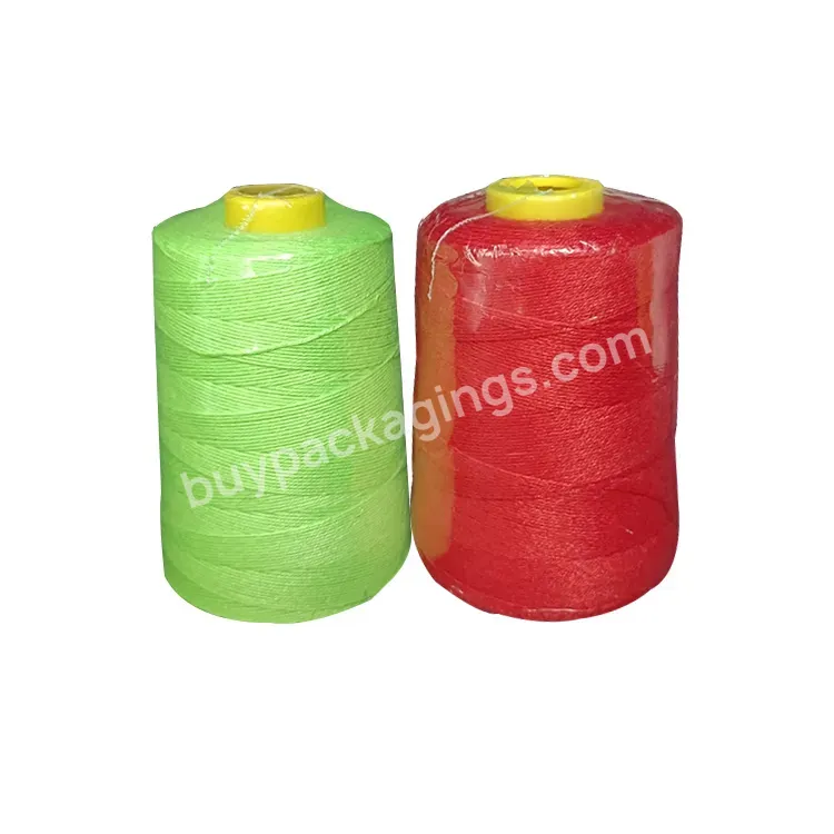 100% Spun Polyester 403 /203/206 Sack Bag Undeyd Sewing Thread For Bag Closer Machine