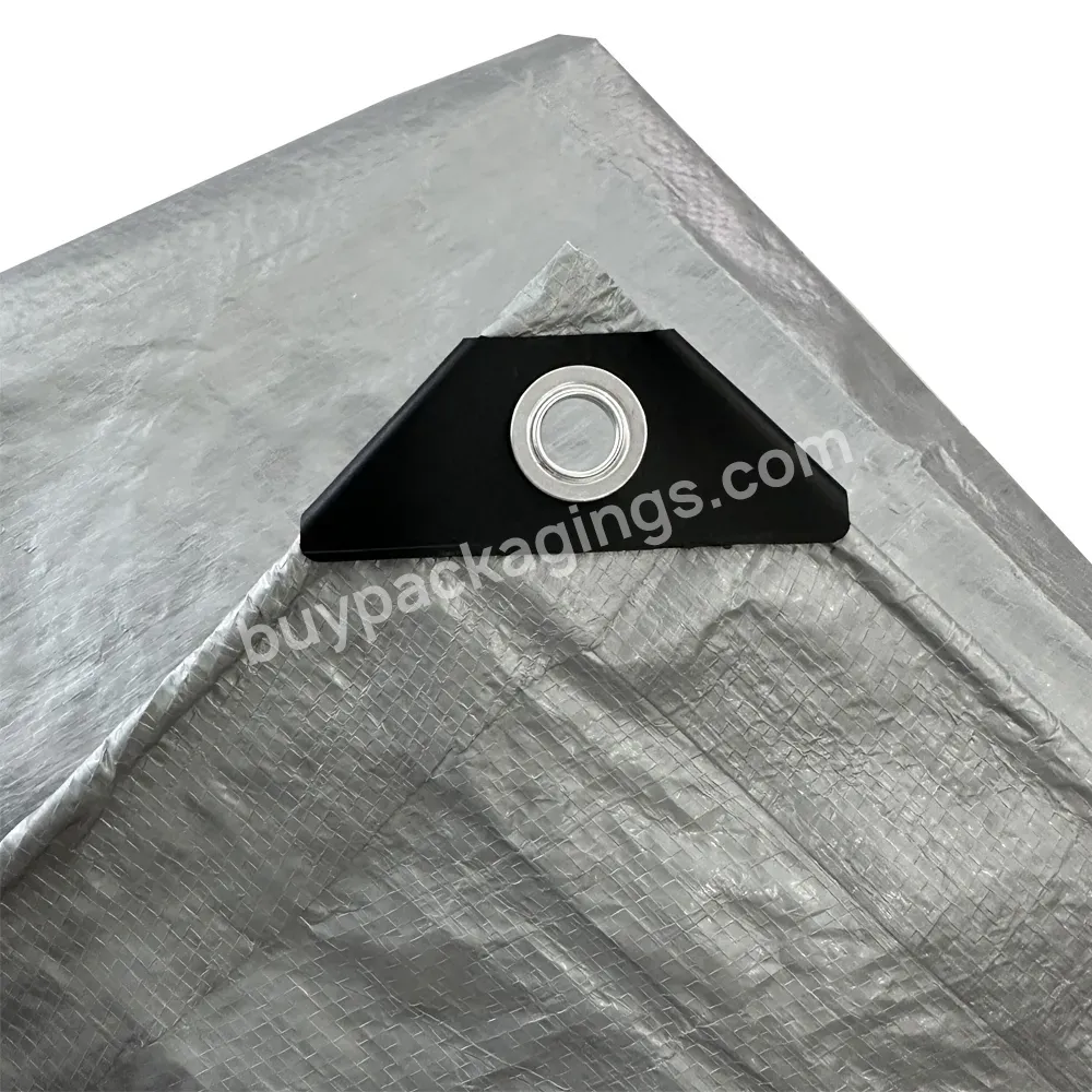 100% Virgin Heavy Duty Silver Pe Tarpaulin Sheet Wholesale Price 60gsm 180gsm Hdpe Plastic Canvas Tarpaulin