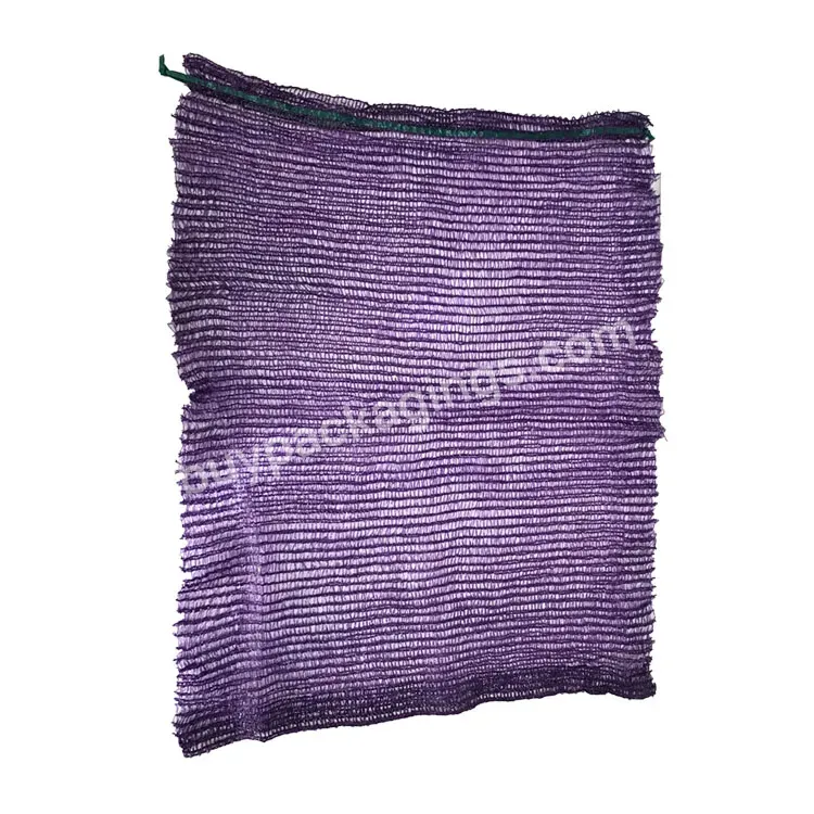 100% Virgin Polyethylene Customized Packing Fruit Onion Potato Pe Raschel Mesh Bag For Vegetables